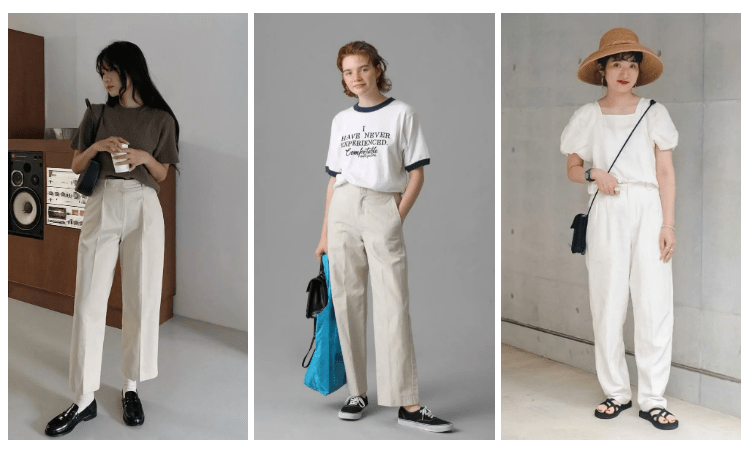 white|决定了！入秋第一条裤子就选它