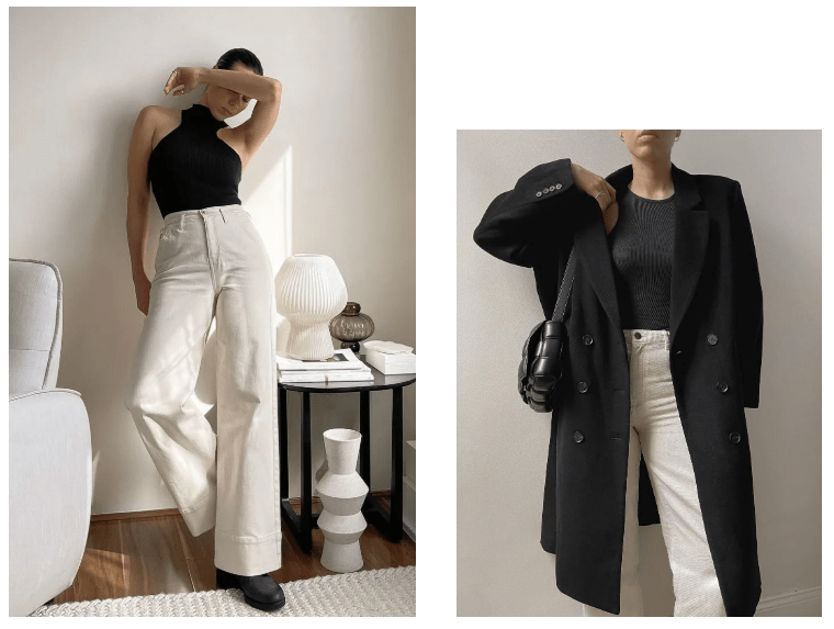 white|决定了！入秋第一条裤子就选它