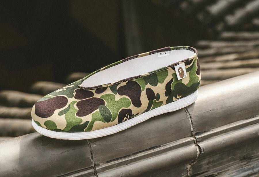 https|BAPE x 内联升布鞋你受得了吗？官方登场信息有了！