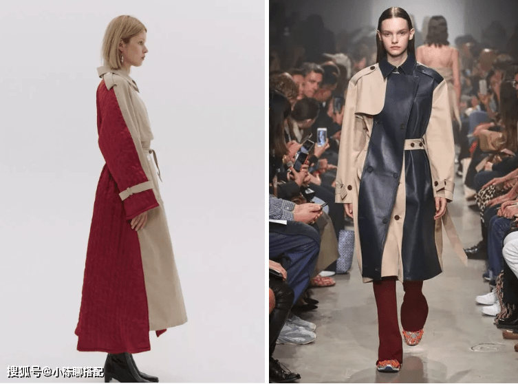 浅棕色|气质出众的女人，选风衣时别只穿卡其色，这样搭配更温柔显高级