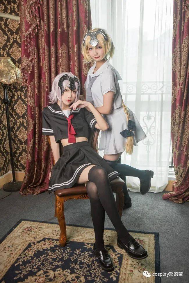 摄影|cos：黑白贞才是一对好朋友，真的很甜