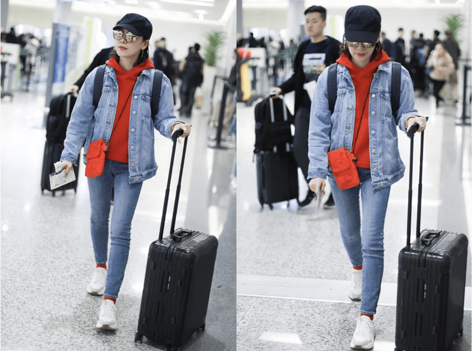 海清|虽然海清穿得不如陶虹花哨,但气场一点不输,看不出5岁年龄差