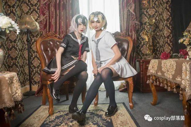 摄影|cos：黑白贞才是一对好朋友，真的很甜
