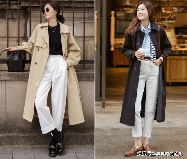 女孩子|秋天来了天气微凉，在穿搭风衣的时候，除了搭配裙子还能这样穿