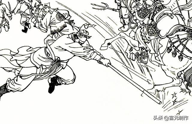 勇斗宇文成都大战伍天锡的雄阔海长安卖弓力托千斤闸的雄阔海