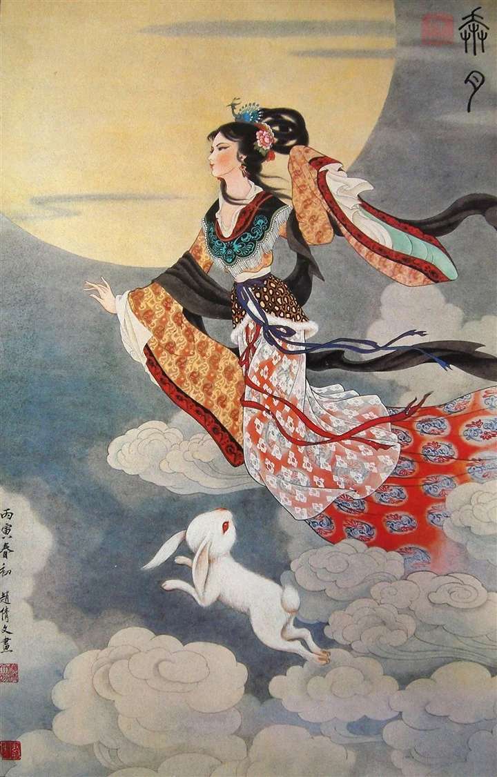 原创中国古代神话故事之三嫦娥奔月