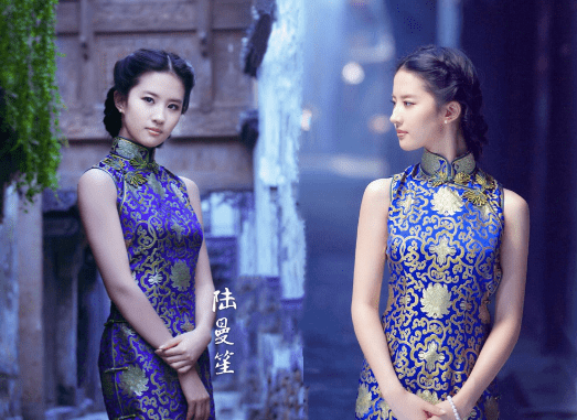 身材 被邱淑贞女儿惊艳到了，穿印花旗袍优雅又显贵气，身材好确实抢镜