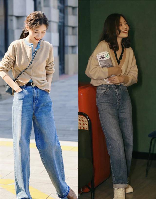 面料 今春流行的奶茶色“开衫”,温柔恬静又大方,尽情演绎气质淑女范