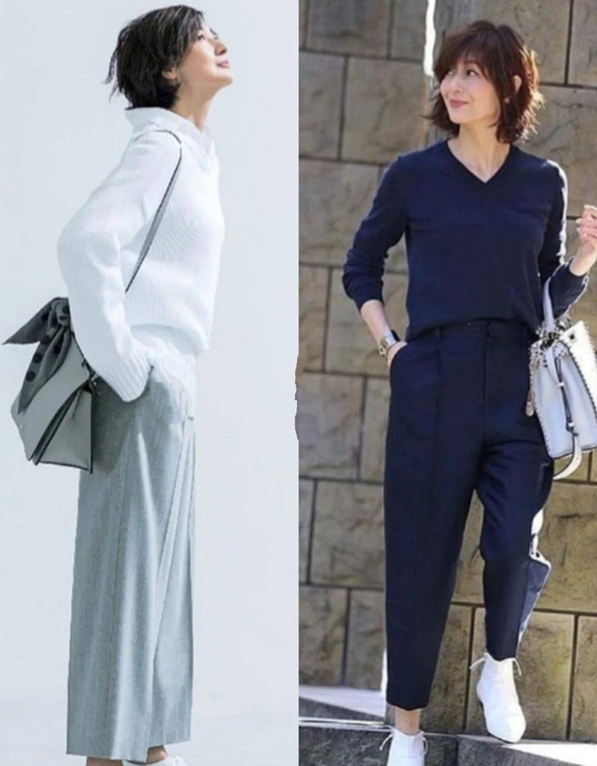 风衣 50岁女人不显老不扮嫩,学日本大婶的搭配,4件单品穿出好气质