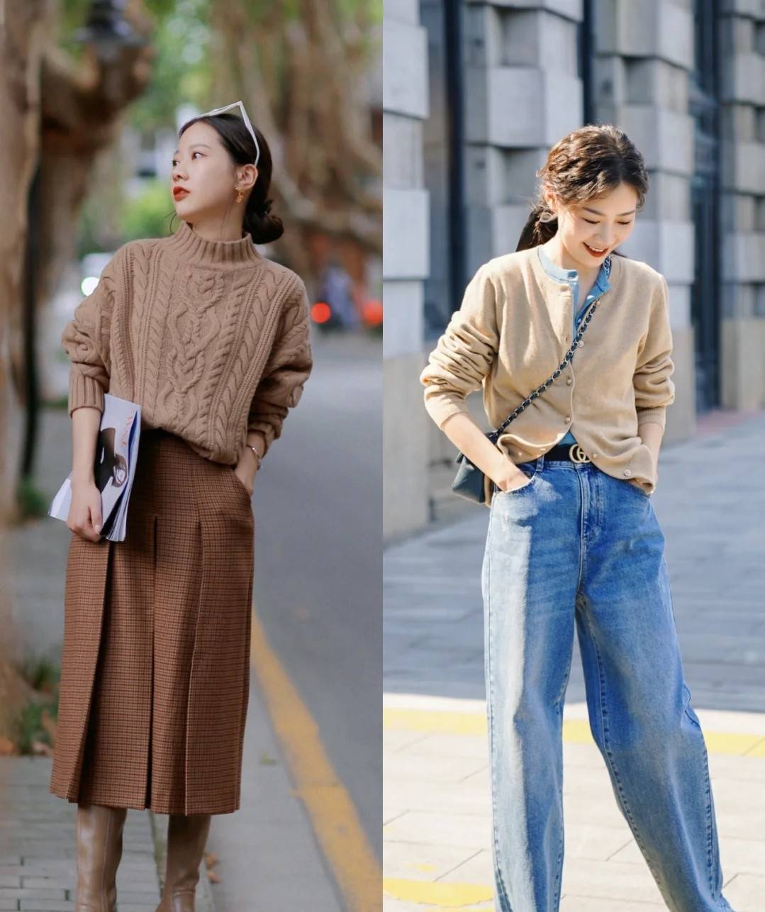 毛衣 秋季精选：小姐姐15款毛衣穿搭实用技巧，学会就能穿出不同的感觉