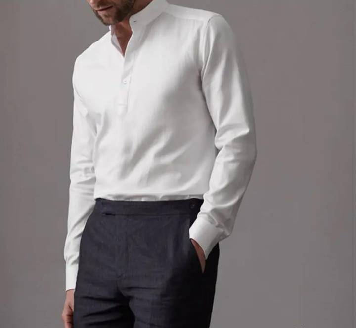 公众 穿短袖衬衫都是油腻大叔、乡村Tony？型男也穿，但款式跟你不一样