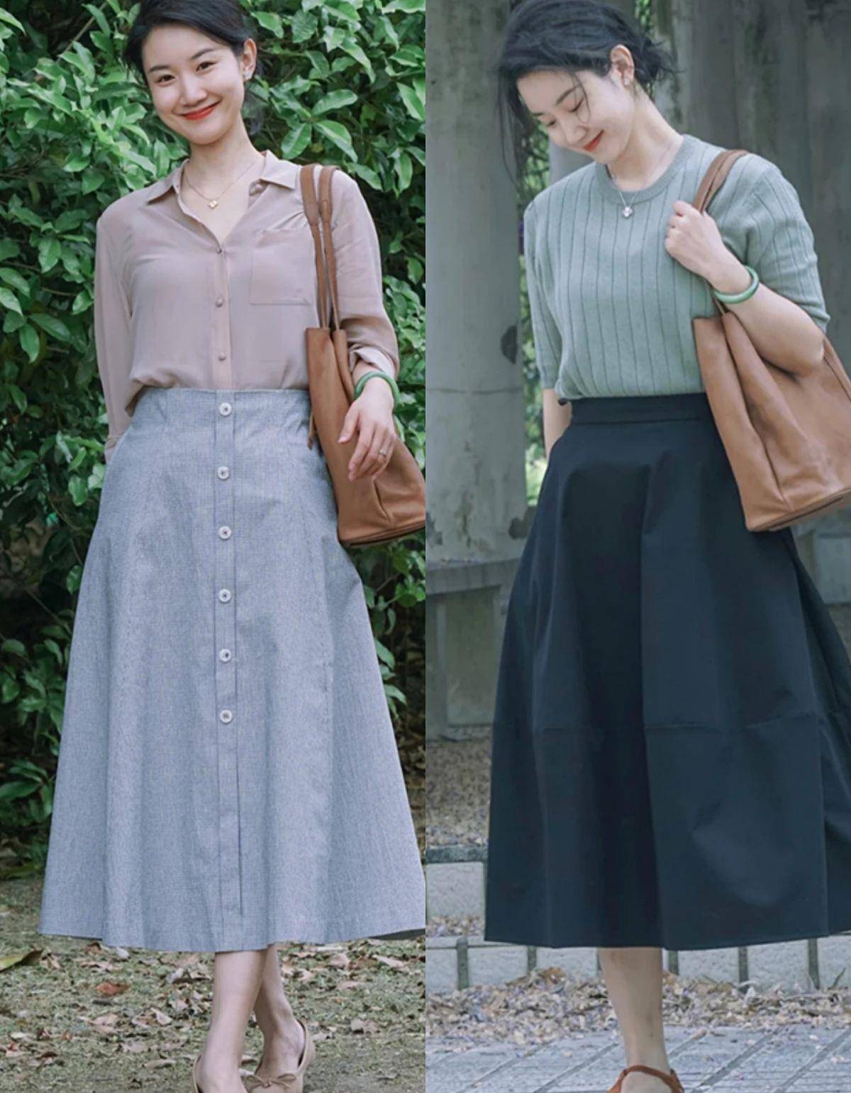 身材 微胖的梨型身材怎么穿?学她的显瘦look,轻松告别大粗腿、妈妈臀