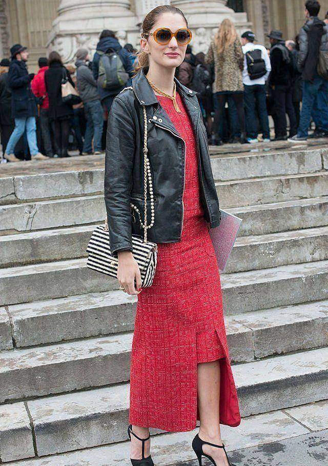 毛衣 过年穿红色，这样穿时尚又得体！