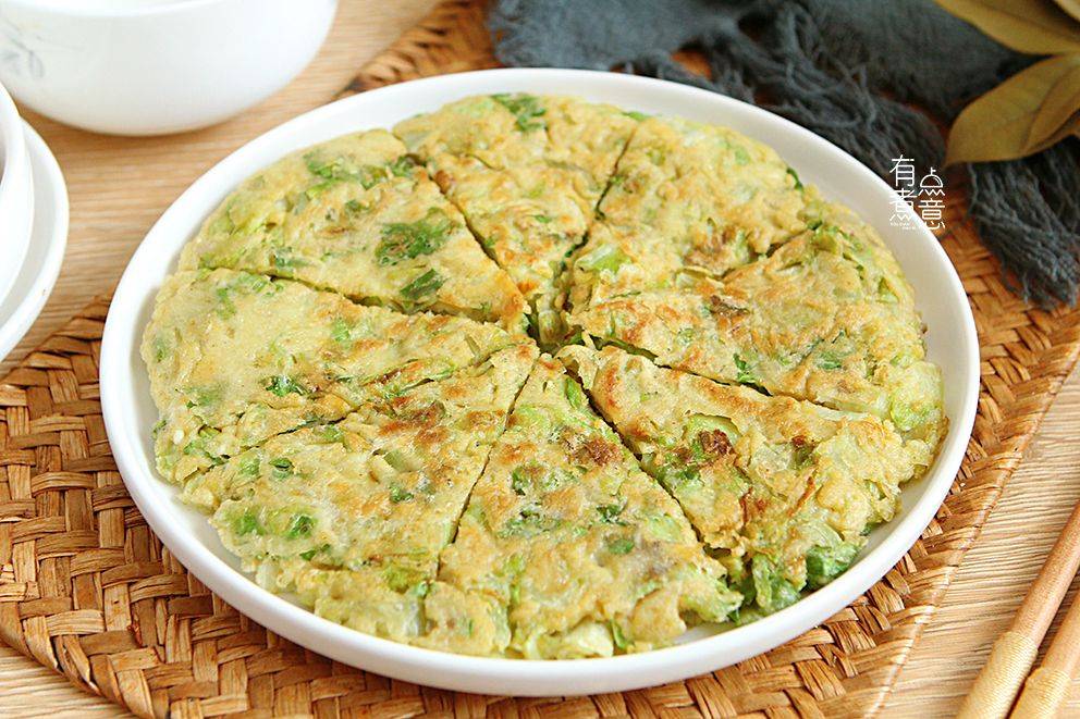 煎饼|脂肪最怕这菜，切碎简单一烙，尤其适合早餐吃，清淡营养热量低！