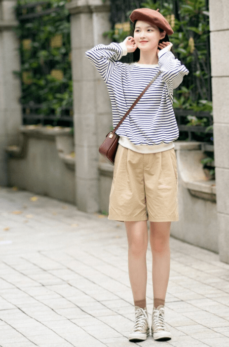 下半身 小个子女生别总穿长裤,试试“下半身失踪”穿搭法,显高又洋气