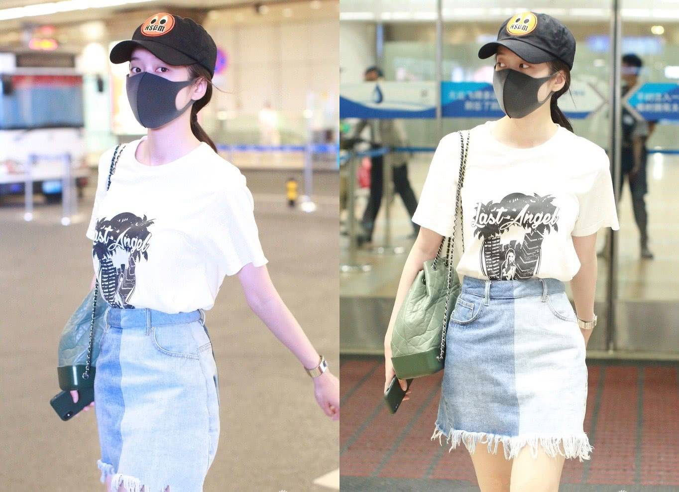 女神 张雪迎这样一条淘宝款也敢穿出街,网友:要不要这么节省