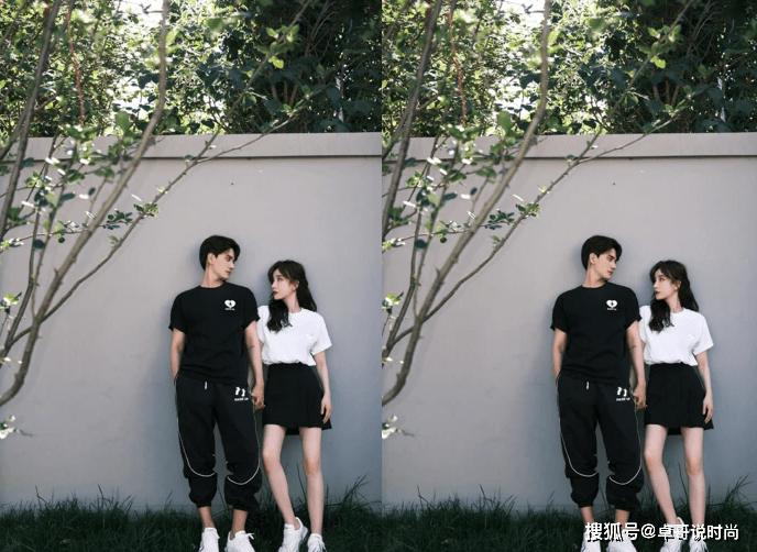 黑色 张檬小五庆生秀穿搭,美感十足,这波狗粮你吃到了吗?