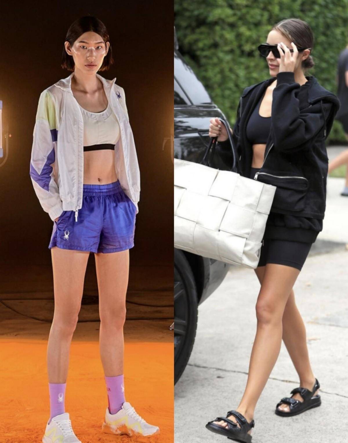 运动服 女人想要减龄,穿件拉链运动服就可以,不仅减龄还超时髦