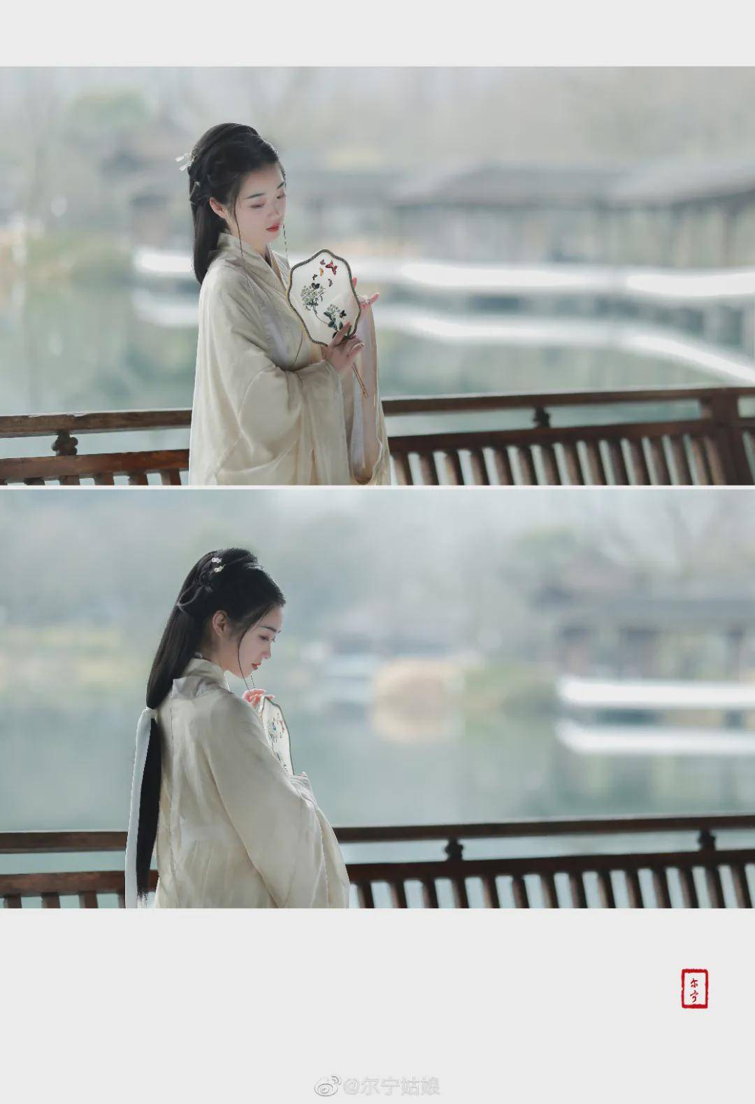 仙女 汉服小仙女:我历山河而来,江南又梦烟雨