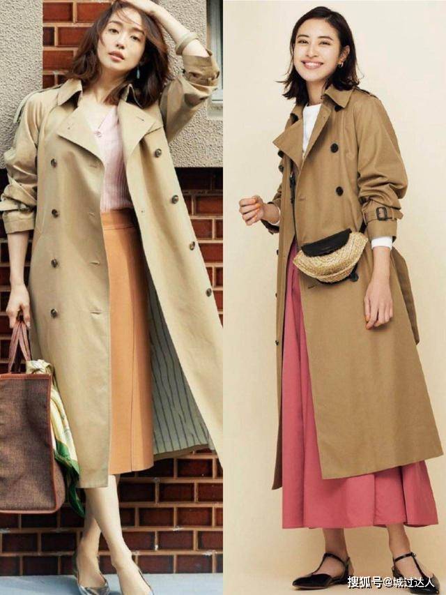 服装 秋季，“风衣”怎么穿更优雅？试试这样搭配，气质百搭又实用