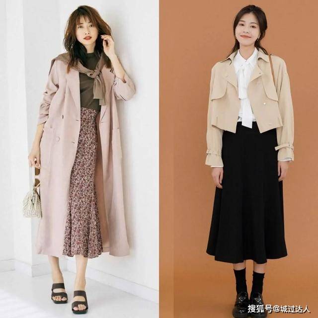 服装 秋季，“风衣”怎么穿更优雅？试试这样搭配，气质百搭又实用
