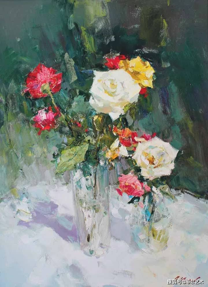 粗犷笔触，大块色彩~乌克兰画家伊诺泽姆采夫油画作品欣赏_辛菲罗波尔