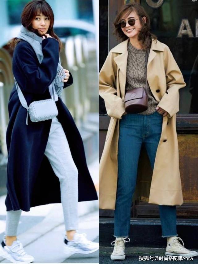 经典 中年女人怎么穿更洋气？试试“长裤+风衣”，穿出高级时尚感