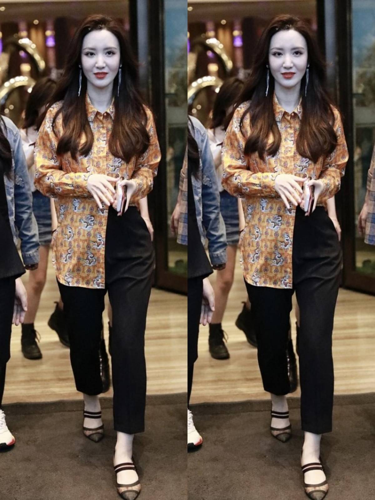 私下里 张萌私下里也挺精致的,脸抹得也太白了,无滤镜生图也没瑕疵