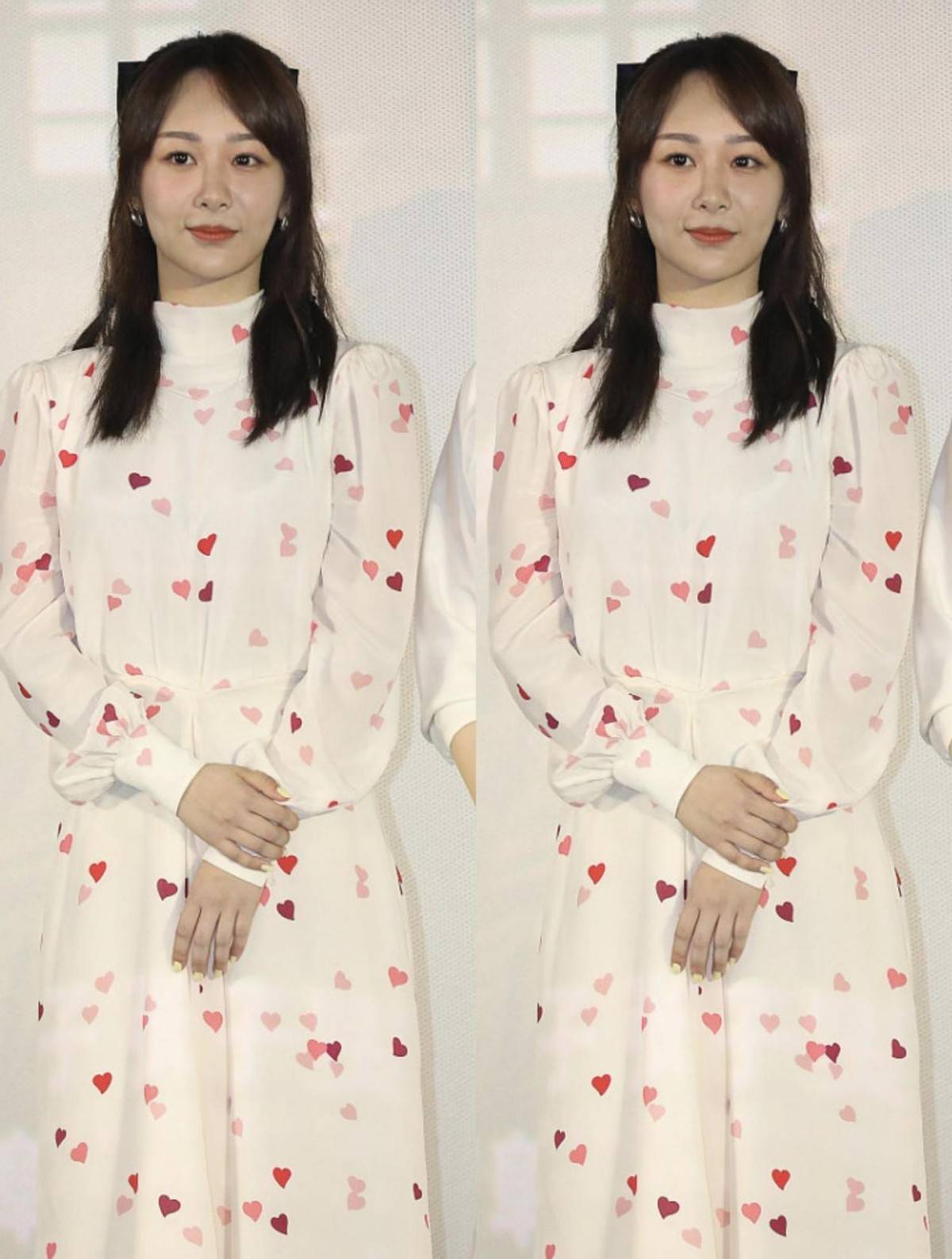 真嫩 杨紫的脸比雕塑灵动多了，穿碎花裙感觉真嫩，笑起来太阳光了