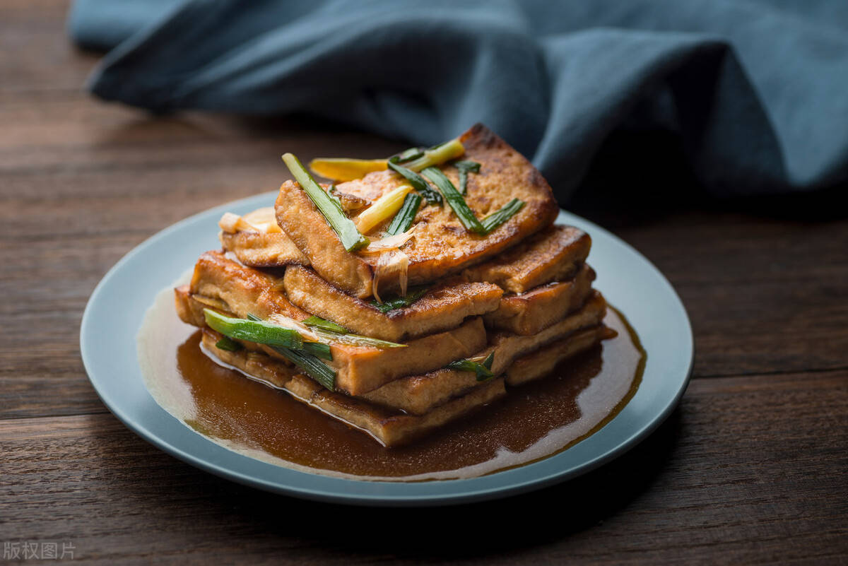 原创素食界的补钙小王子的豆腐这么做超好吃焖煎豆腐老少咸宜