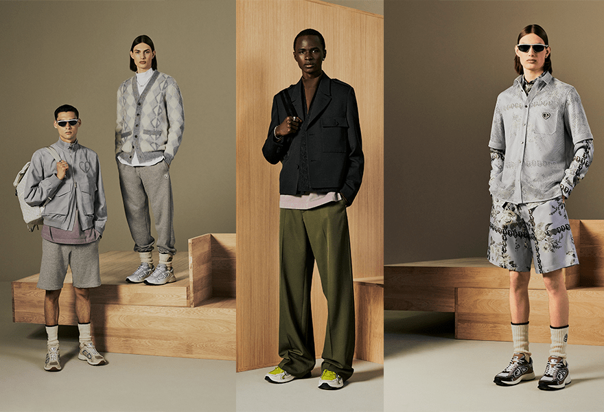 图案 Dior Men 2022春季,保持实用价值,也要奢华时尚的干练帅气