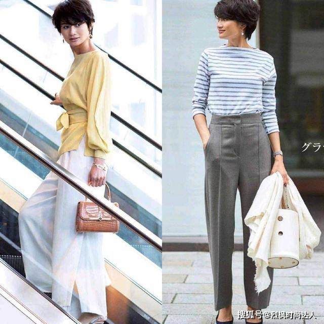 颜色 日本主妇的时尚感真强,50岁大妈穿出30岁的感觉,很值得借鉴