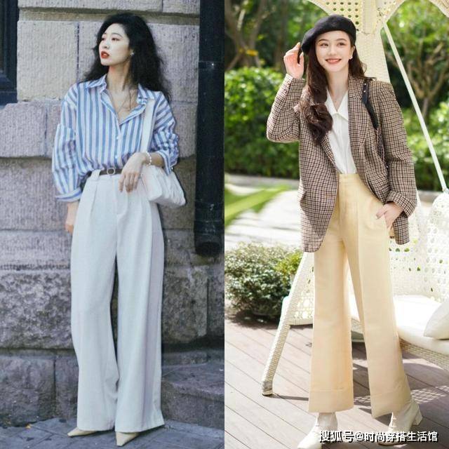 帆布鞋 秋天穿阔腿裤,搭什么鞋子才好看又时髦?
