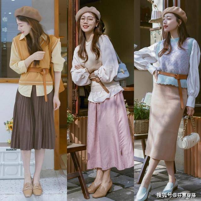 身长 入秋后,穿“半身长裙”很优雅,但要搭对了上衣、鞋子才会更时髦