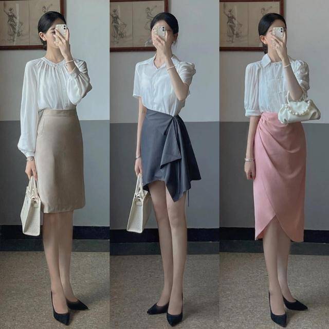 下装 穿白衬衫,选对下装是关键!学学这些搭配思路,穿出优雅好气质