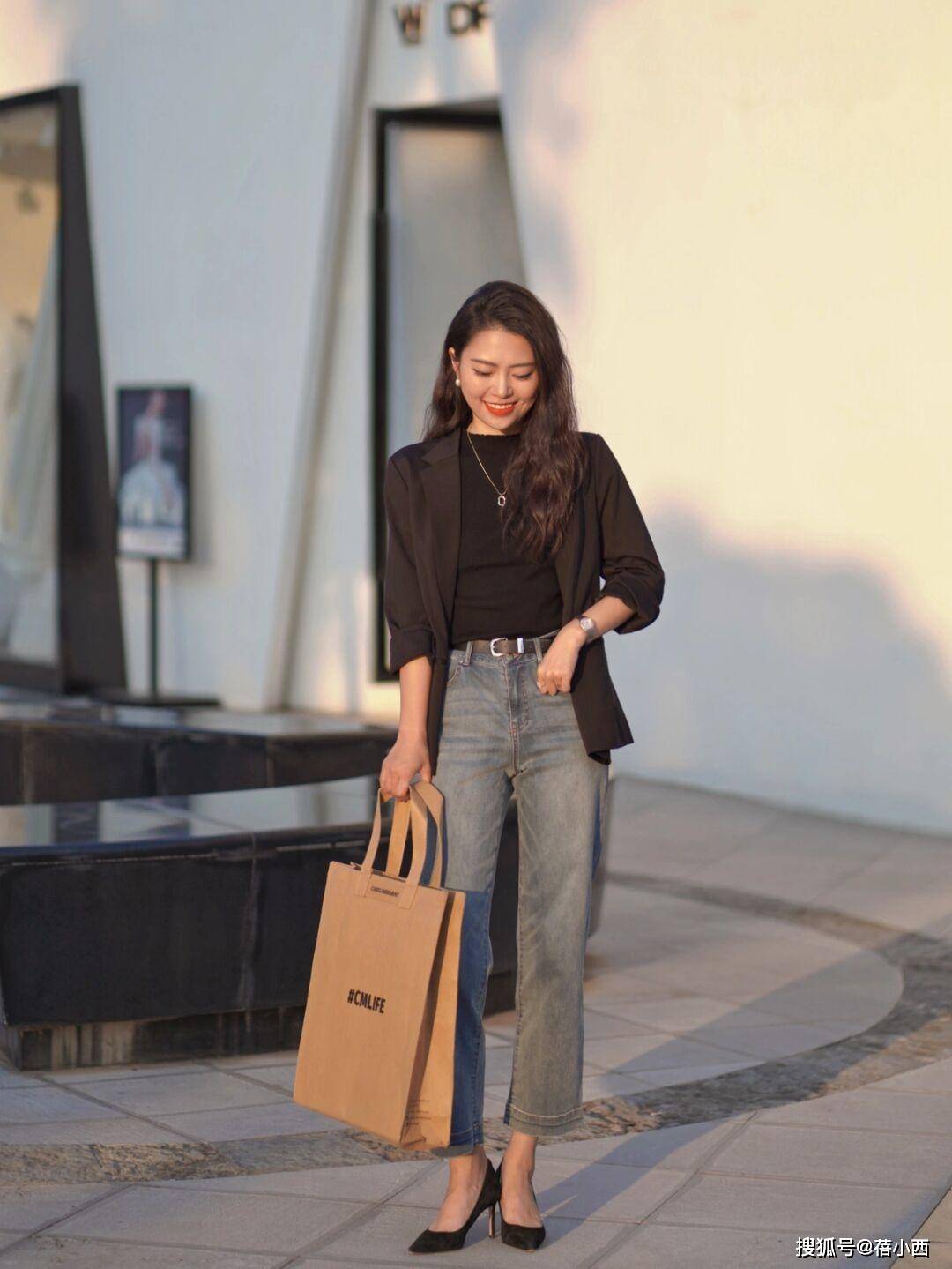 黑色 秋季上班怎么穿才优雅?从色彩挑款到搭配,好看的都帮你选好了