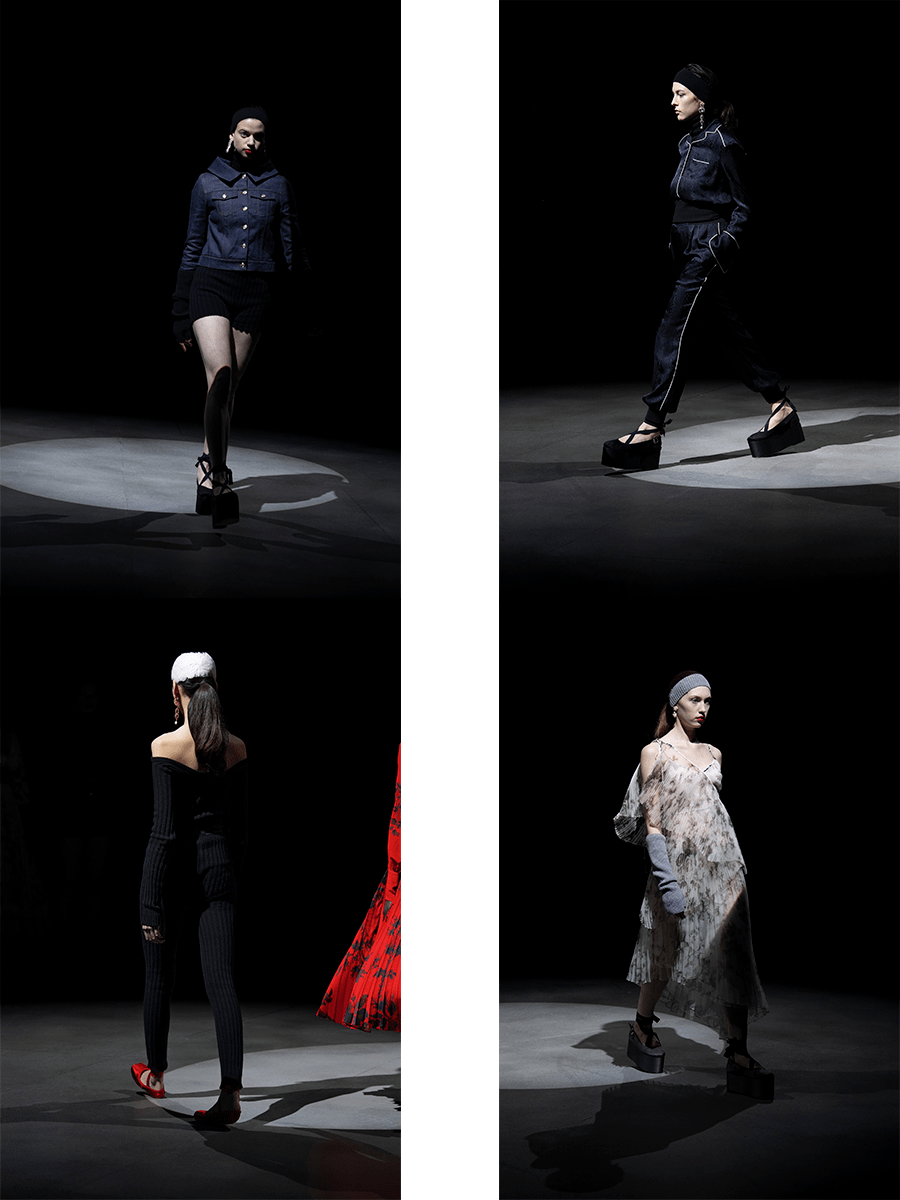 羽毛 Erdem 2021秋冬，被打断的前卫，舞者的排练