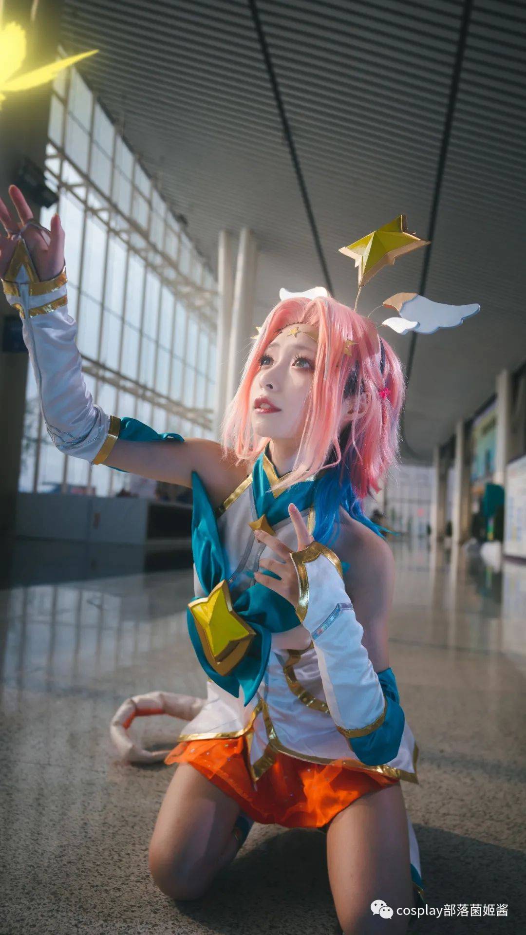 cos英雄联盟星之守护者妮蔻cos正片傻喵