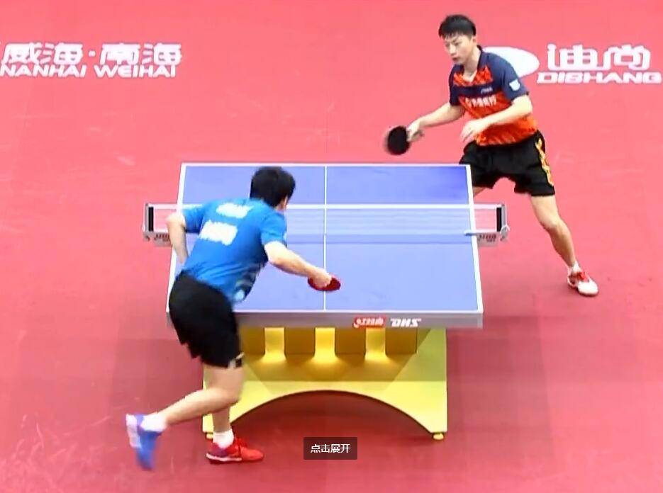 失误|世界第二太强了！3-0横扫梁靖崑，马龙握拳怒吼为鲁能扳平大比分