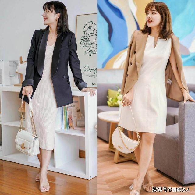 高跟鞋 她身高仅155，却依旧凭实力美成“穿搭模板”，照着穿就很好看！