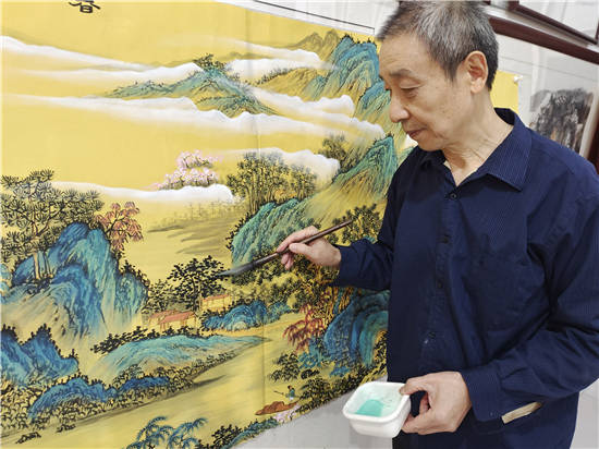 艺术家姜亚平山水作品欣赏