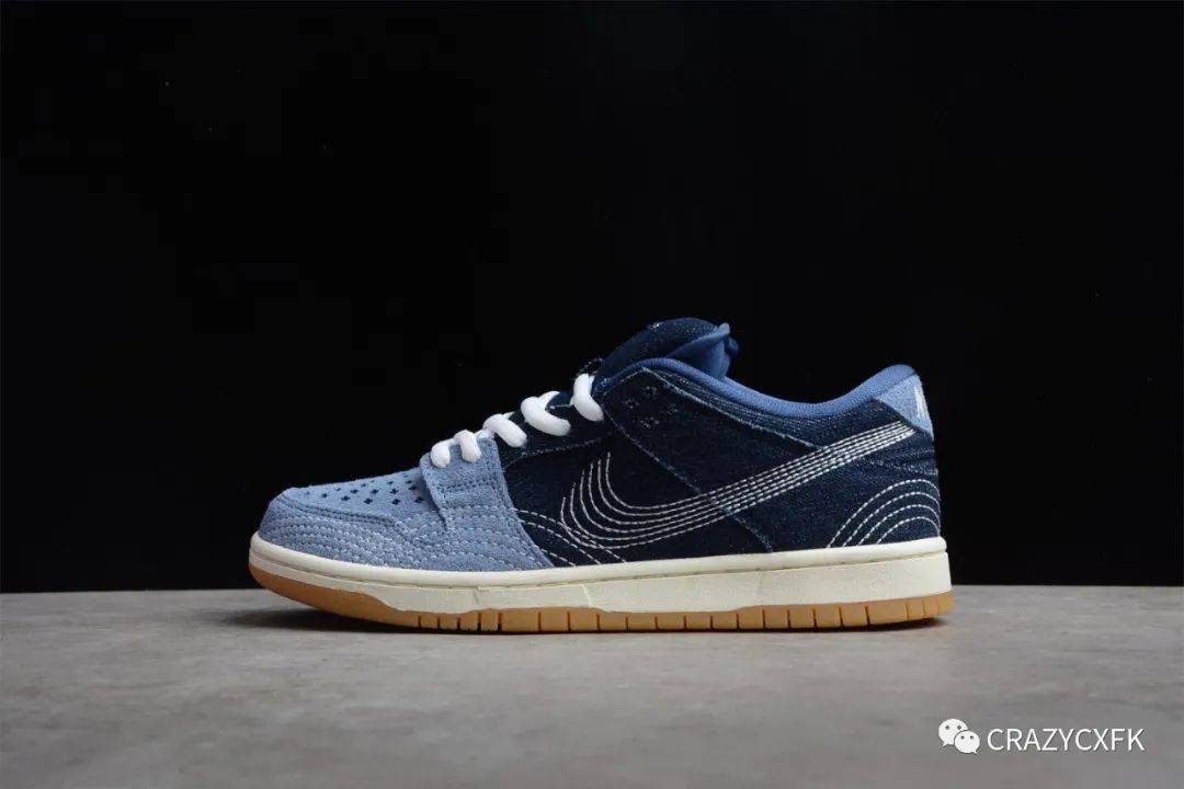 测评盘点 耐克丹宁牛仔滑板鞋 Nike SB Dunk Low Pro PRM Sashiko