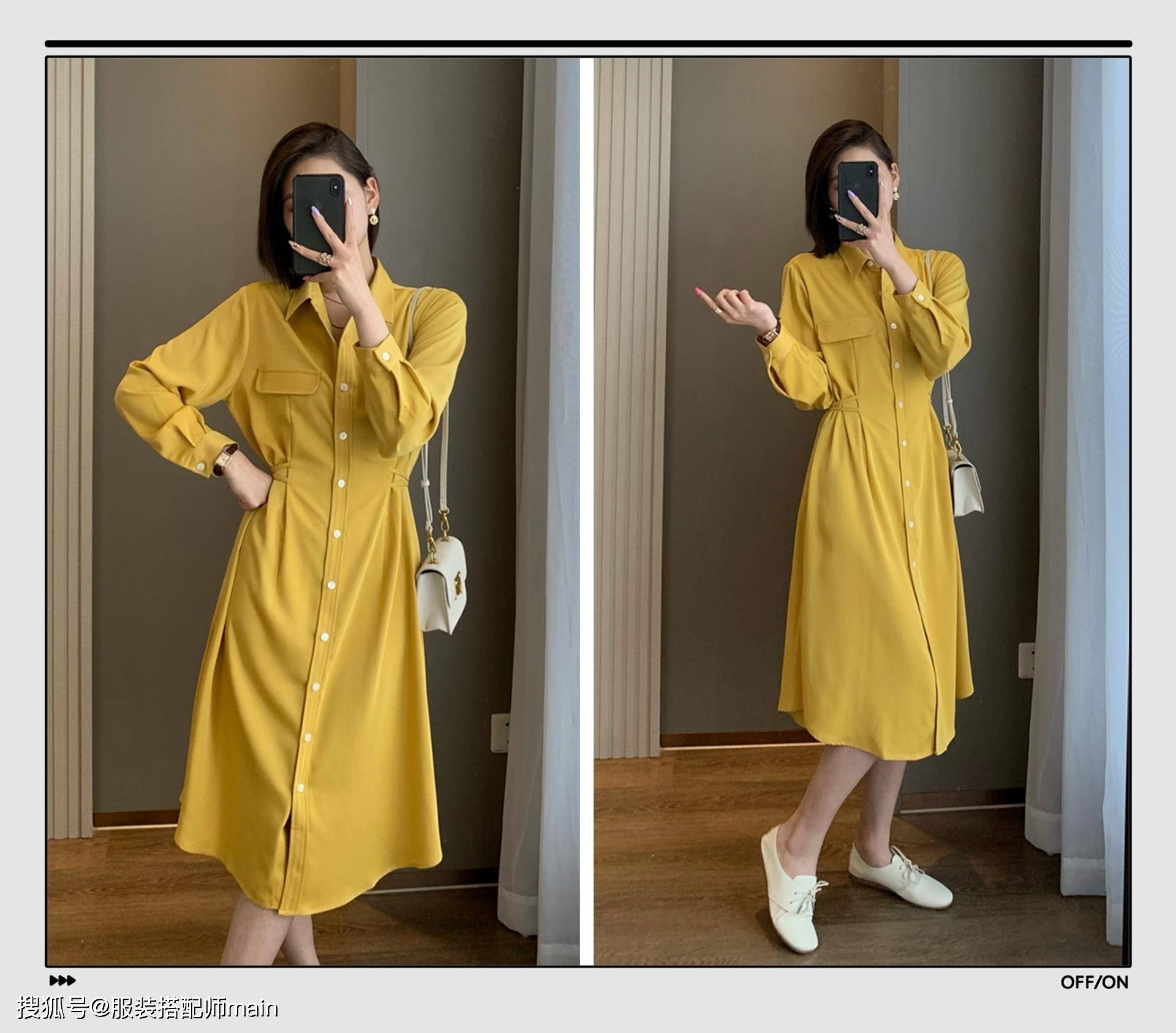 感觉13套秋季连衣裙穿搭示范！上班上学照着穿又美又撩人