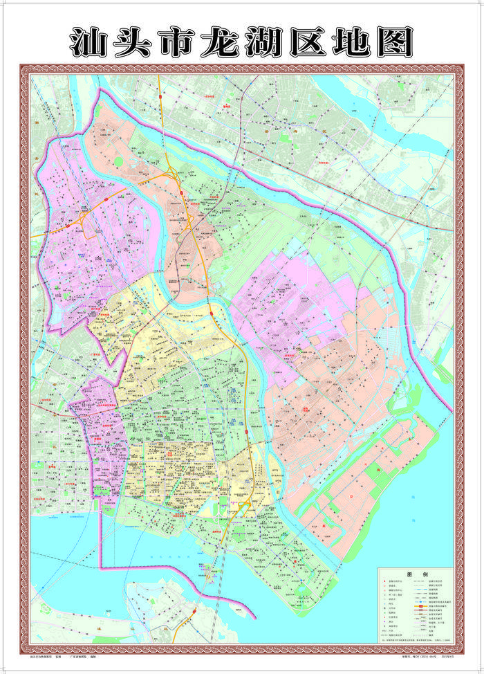 快收藏汕头市最新公众版地图来了六区一县的高清版都在这里