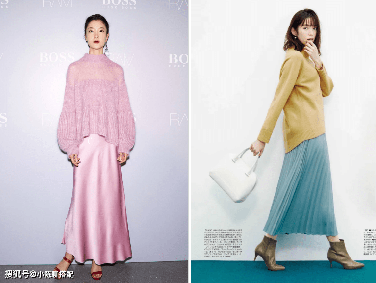 秘密 今秋“毛衣+半裙”凭什么时髦？穿衣高手的时髦秘密，关键在这里