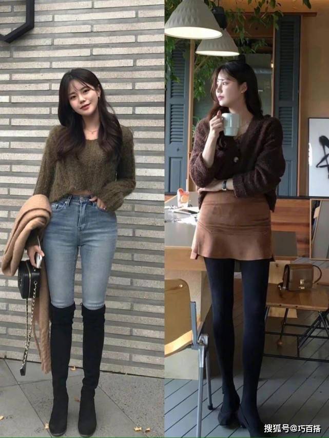 脚踝 秋冬“不露腿”穿搭来袭，保暖可以显高显瘦，北方姑娘记得收藏
