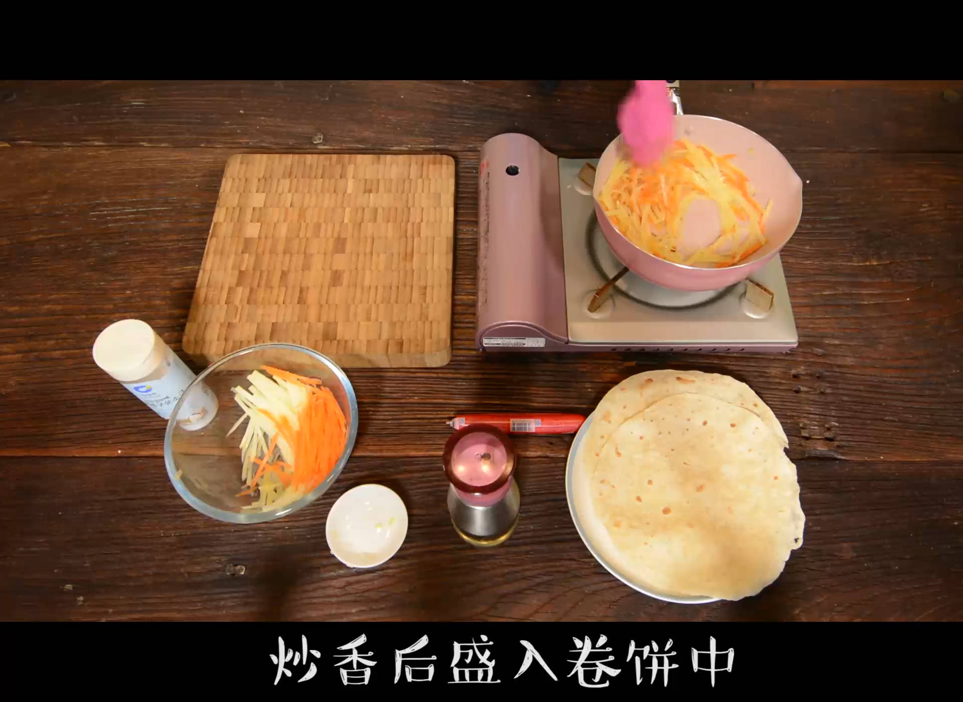 葱花|孩子的早餐营养又健康，教你三步做出好吃的蛋菜卷饼