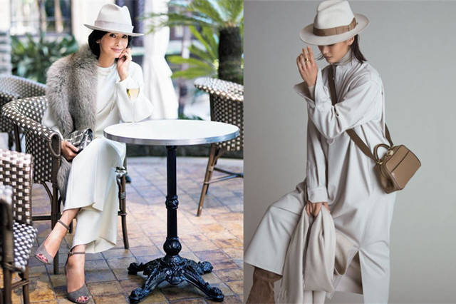 右图 凭什么靠一顶帽子就能成功逆袭，会搭配的人，能利用小物件扮时髦