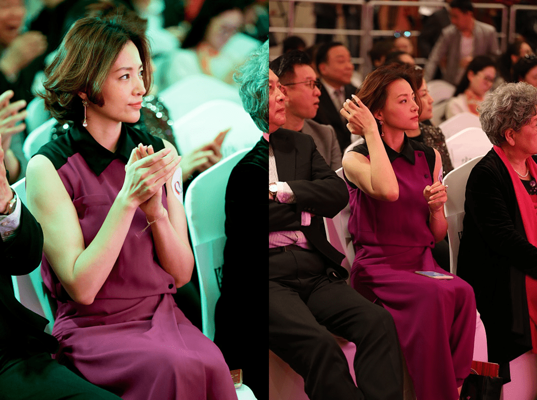 美人 董卿也是岁月不败美人!穿渐变裙透着温婉优雅感,47岁状态真不错