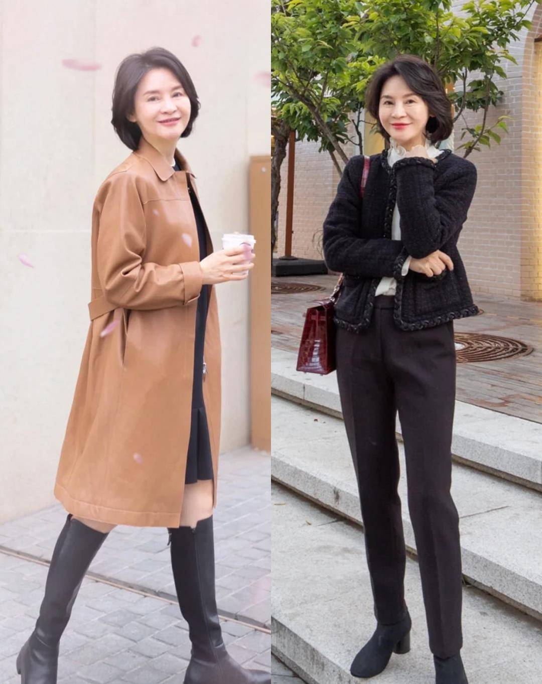 黑色 会穿的女人更优雅！今秋流行“脚踝靴”，50+以后岁穿彰显好品味